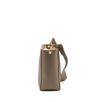 Celine Sangle Bucket Purse Calfskin Grey