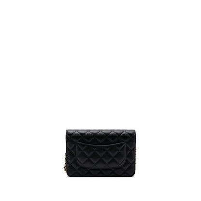 Chanel Classic Wallet On Chain Black Caviar Black GHW