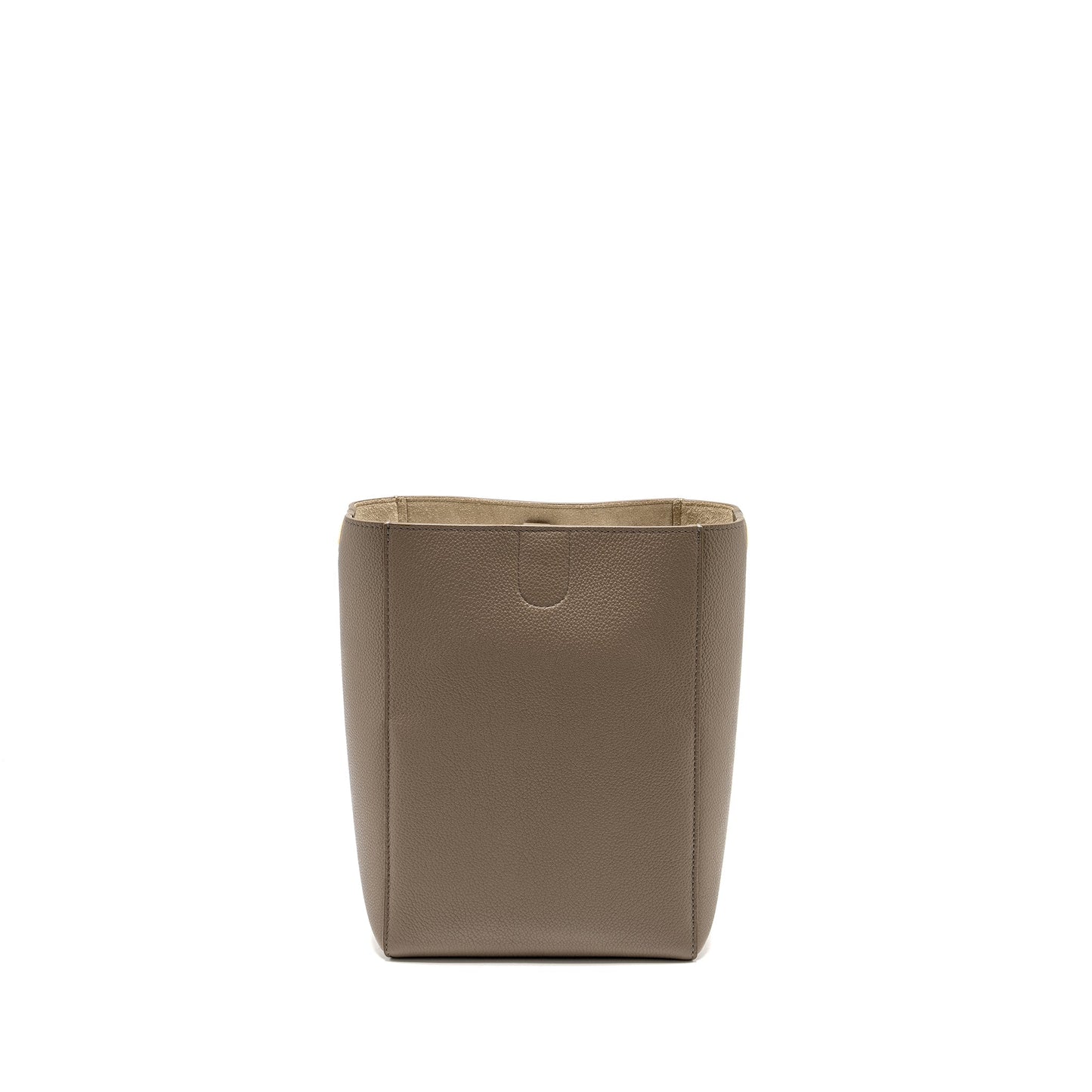 Celine Sangle Bucket Purse Calfskin Grey