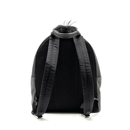 FENDI Large Backpack Calfskin/ Fur/ Crocodile Multicolor