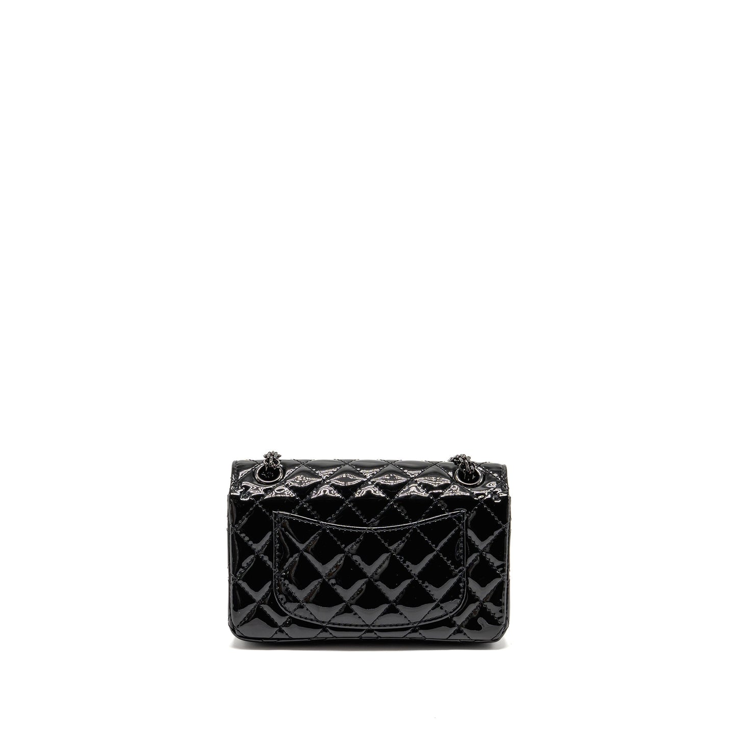 Chanel Mini 2.55 Reissue Patent SO Black