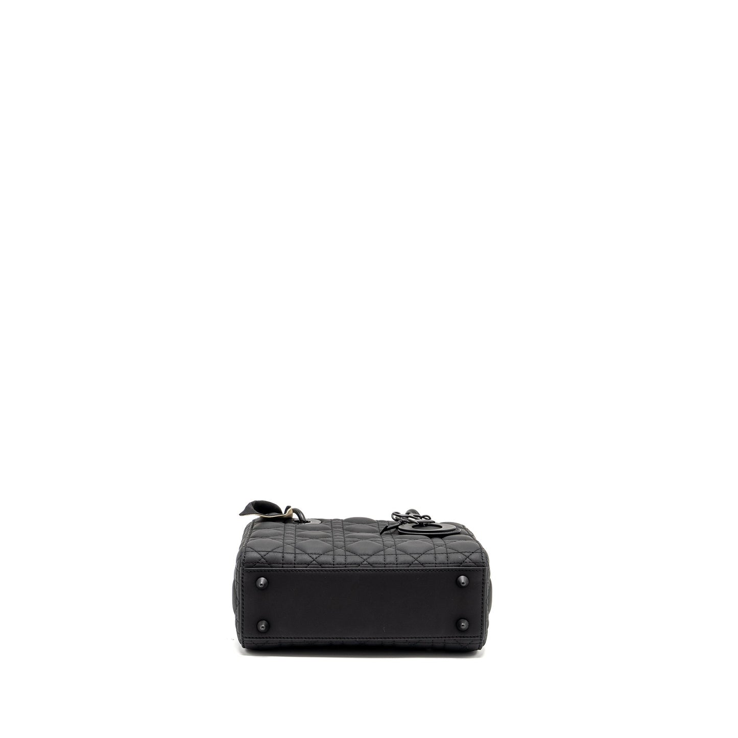 Dior Small My Lady Dior Cannage Calfskin So Black