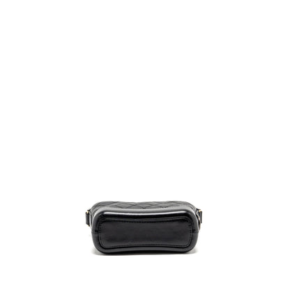 Chanel Small Gabrielle Hobo Bag Calfskin Black Multicolour Hardware