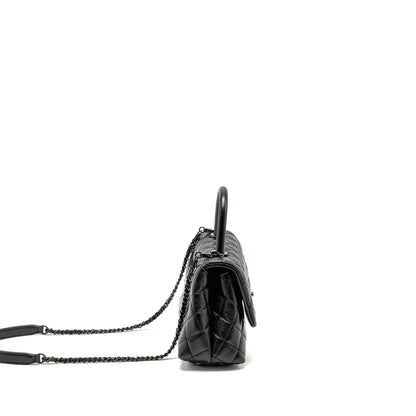 Chanel Small coco handle caviar So Black