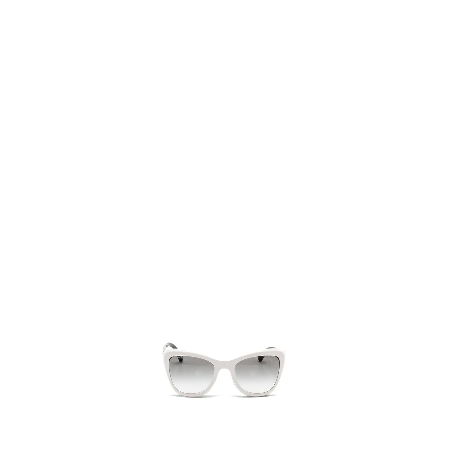 Chanel Magnetic Clip On Sunglasses Black/White
