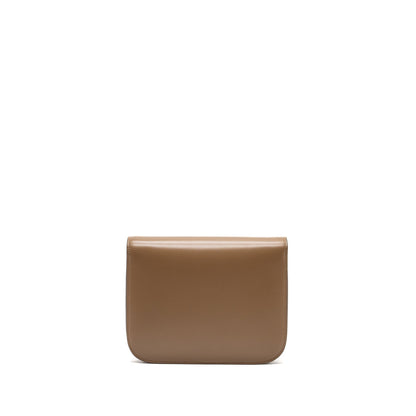 Celine medium classic box Purse Calfskin Beige