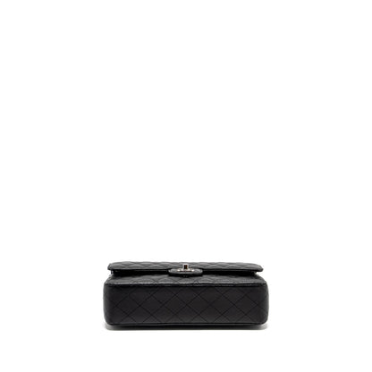 Chanel Medium Classic Double Flap Bag Caviar Black SHW (Microchip)