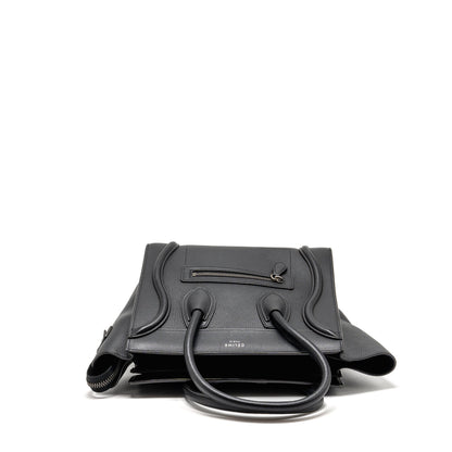 Celine Micro Luggage Purse Calfskin Black
