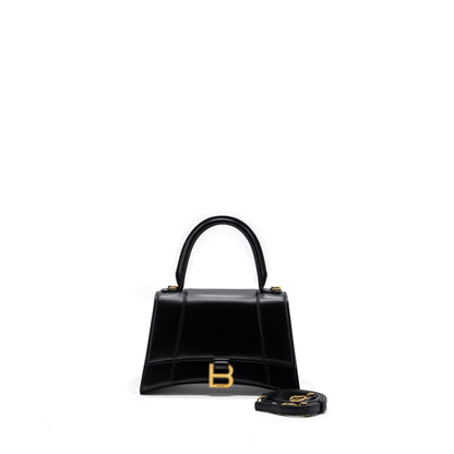 Balenciaga Hourglass S Calfskin Black