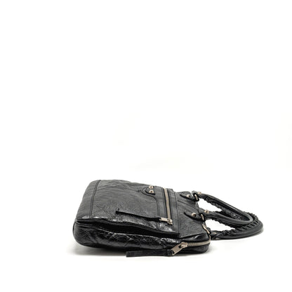 Balenciaga Briefcase Leather Black