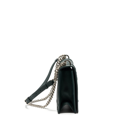 Dior Large Diorama Purse Grained Calfskin Dark Green