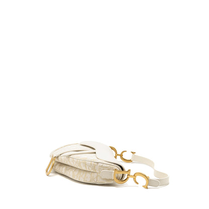 Dior Medium Saddle Purse Oblique Canvas/Leather Latte/Multicolour