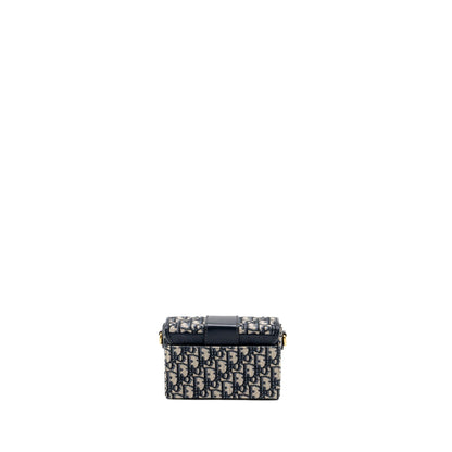 Dior 30 Montaigne Box Blue Oblique Jacquard