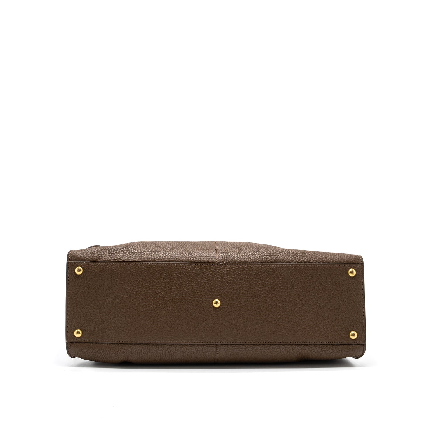 Fendi Peekaboo X-Lite Roma Amor handle Purse Calfskin Brown/Pink/Red