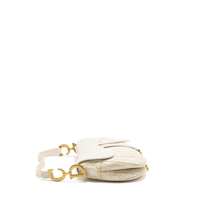 Dior Medium Saddle Purse Oblique Canvas/Leather Latte/Multicolour