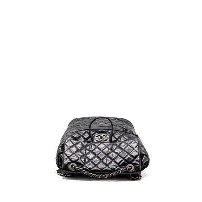 CHANEL Large QUILTED Mountain  BACKPACK CALFSKIN BLACK SHW