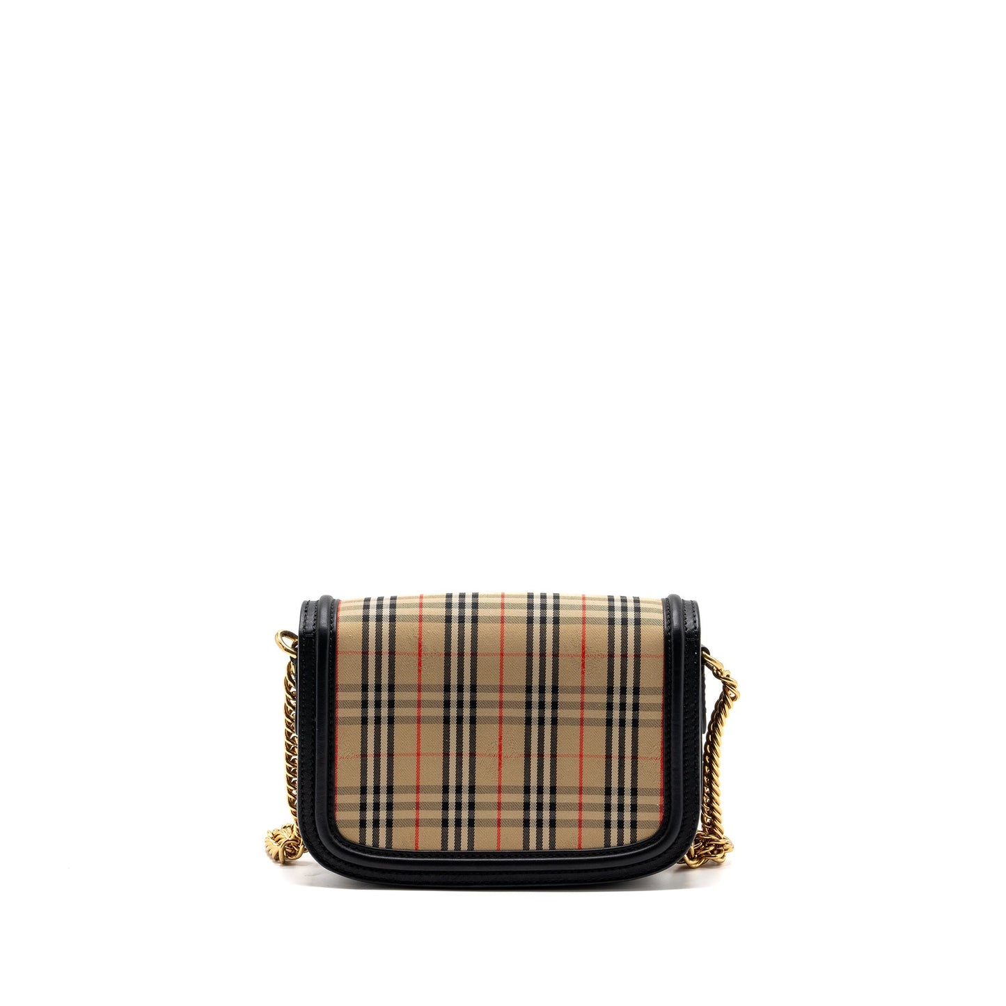 Burberry The 1983 Check Link Purse Leather/ Canvas Multicolour