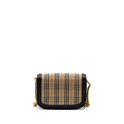 Burberry The 1983 Check Link Purse Leather/ Canvas Multicolour