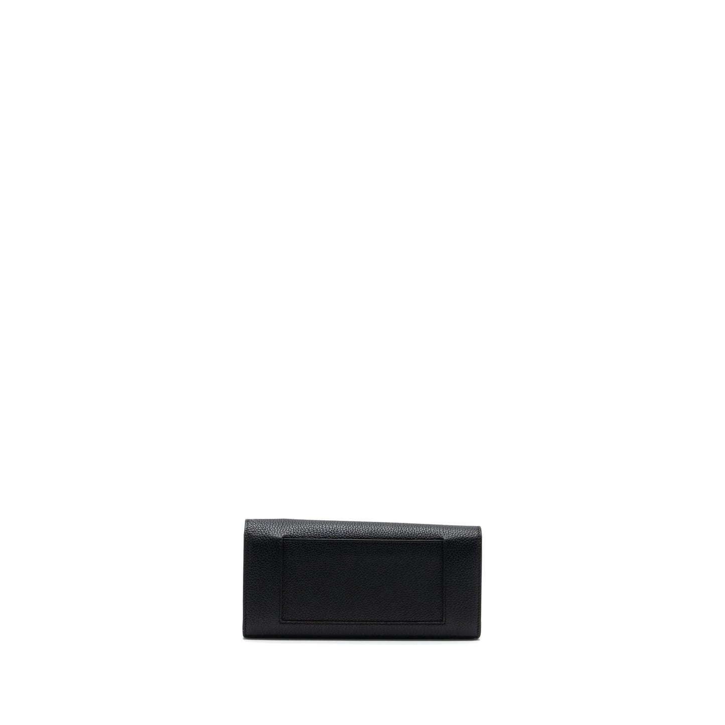 Celine Long Wallet Grained Calfskin Black