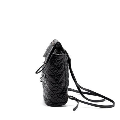 CHANEL Large QUILTED Mountain  BACKPACK CALFSKIN BLACK SHW