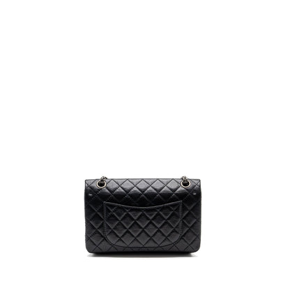 Chanel Small 2.55 Reissue Flap Bag Aged Calfskin Black Ruthenium Hardware(Microchip)