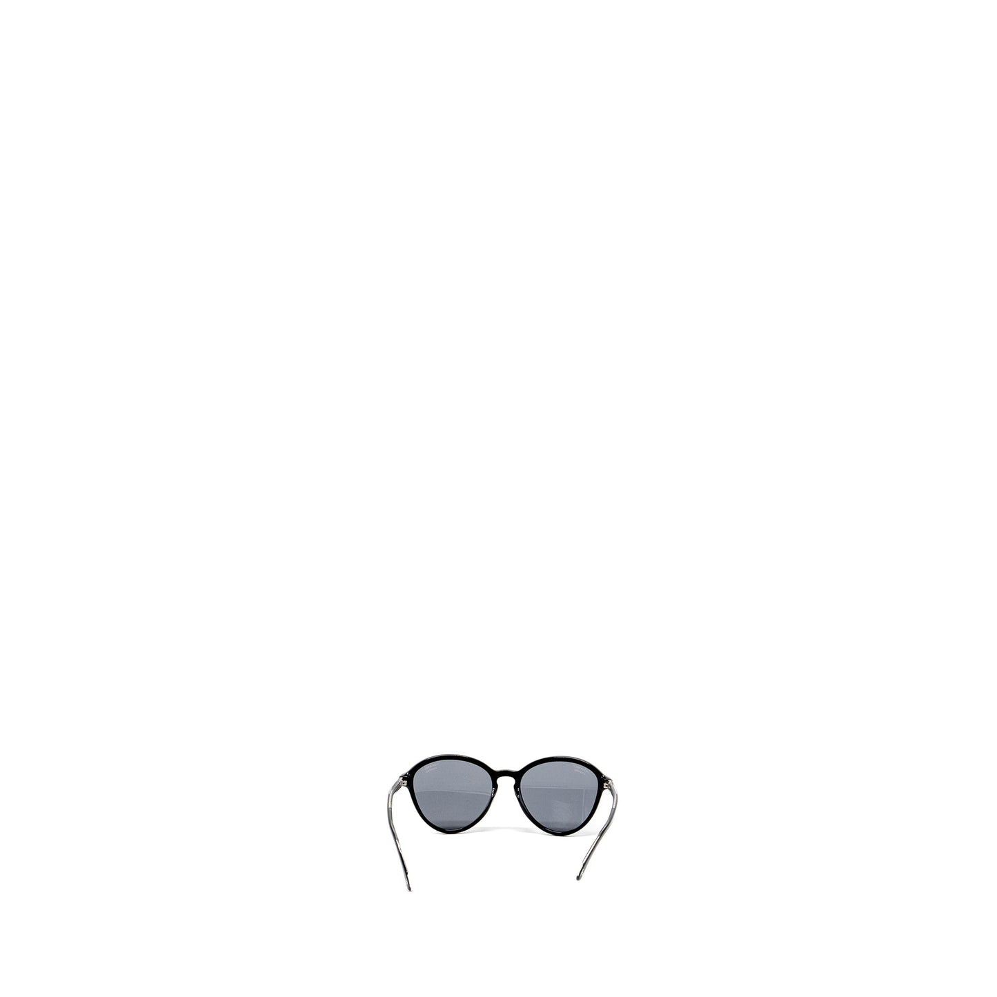 Chanel Sunglasses Black ilver Chain Decoration