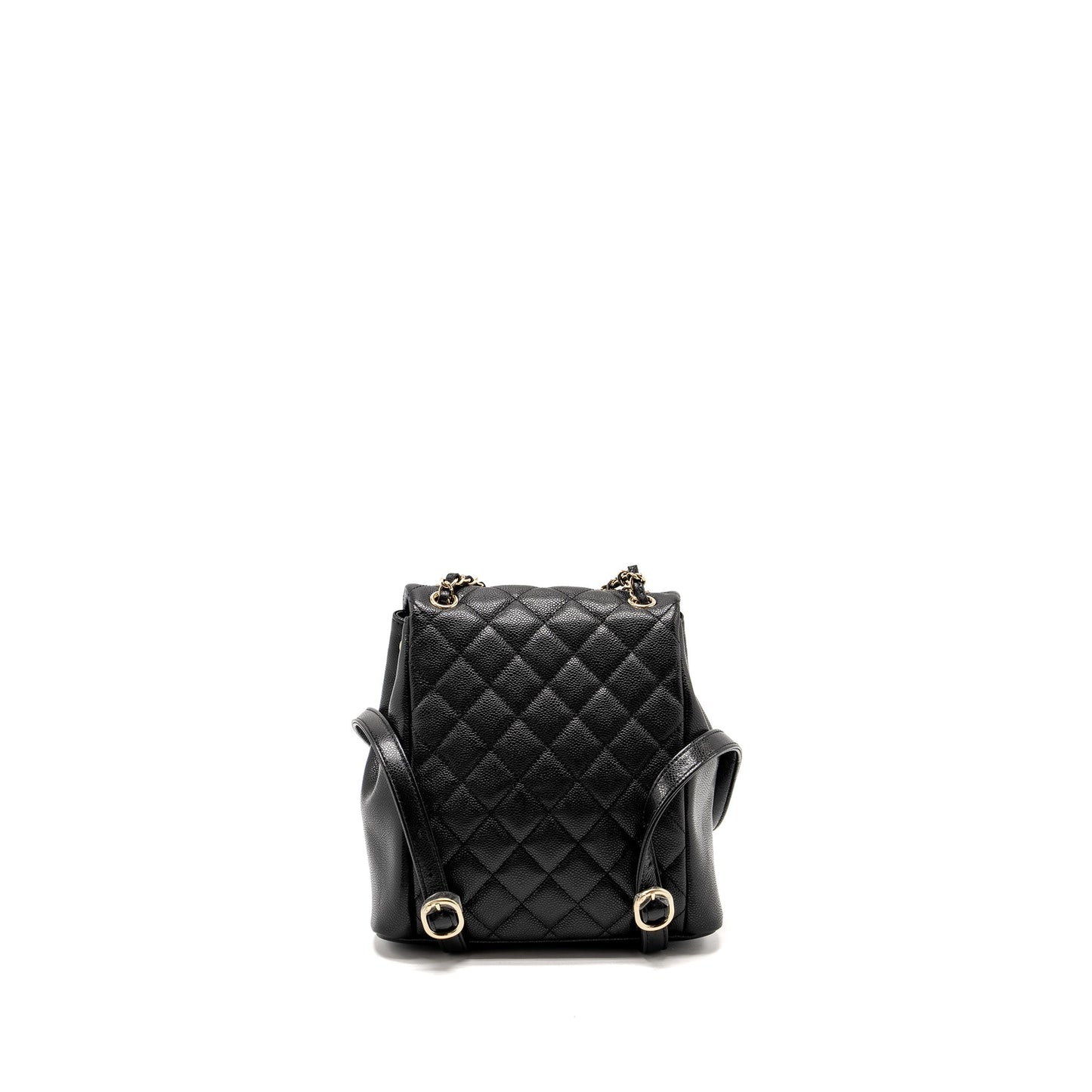 Chanel Triple Pack Duma Backpack Caviar Black LGHW (Microchip)
