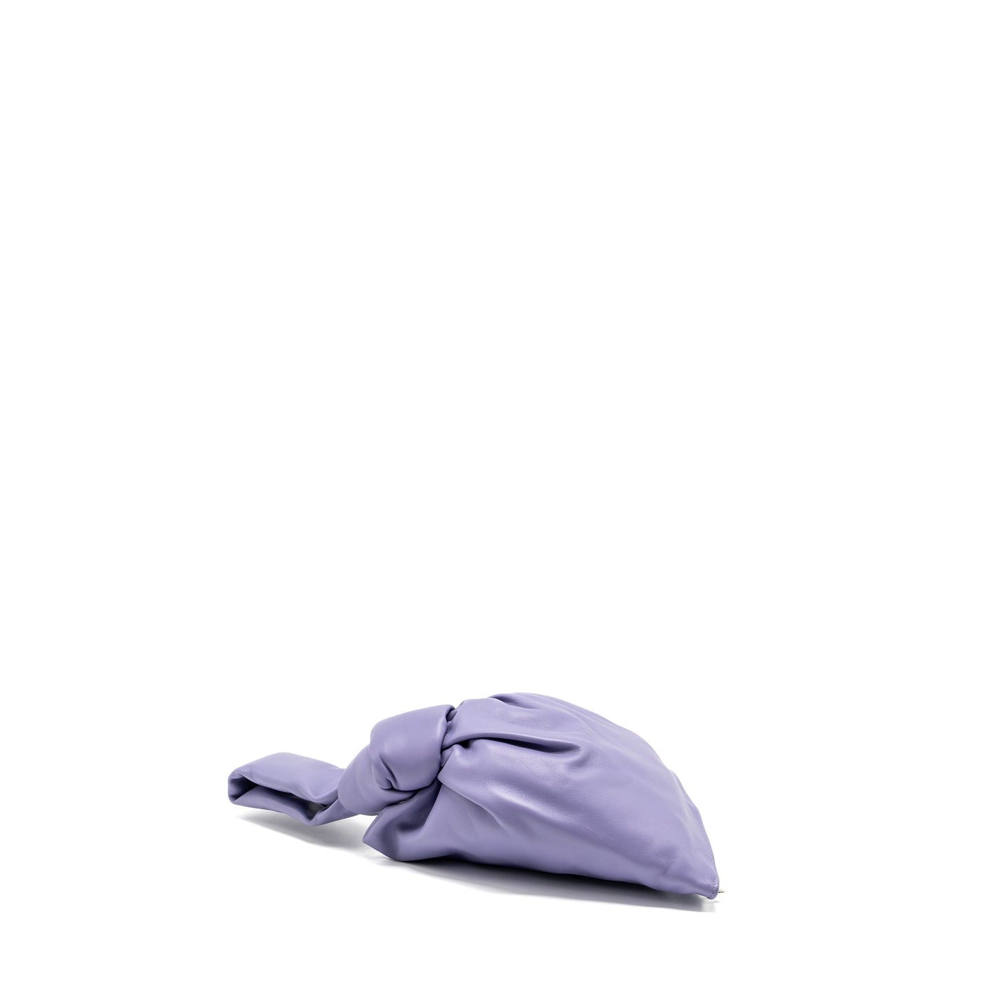Bottega Veneta Twist Purse Leather Light Purple