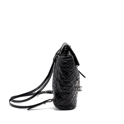 CHANEL Large QUILTED Mountain  BACKPACK CALFSKIN BLACK SHW