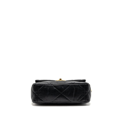 Chanel Small 19 Bag Goatskin Black Multicolour Hardware