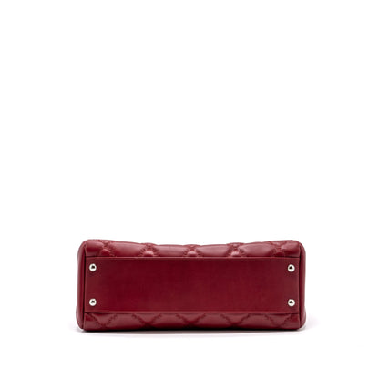 Chanel Hampton Tote Bag Calfskin Red SHW