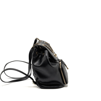 Chanel Affinity Backpack Caviar Black LGHW (Microchip)