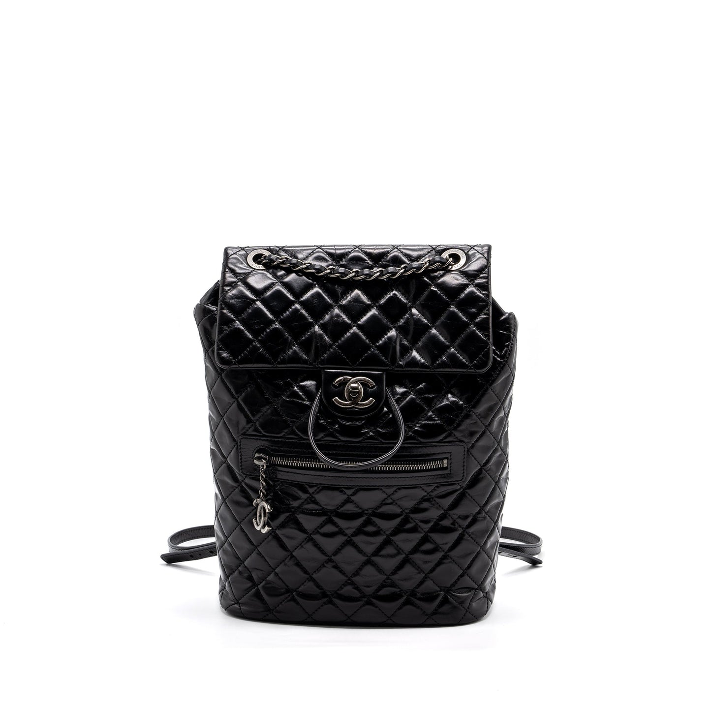 CHANEL Large QUILTED Mountain  BACKPACK CALFSKIN BLACK SHW