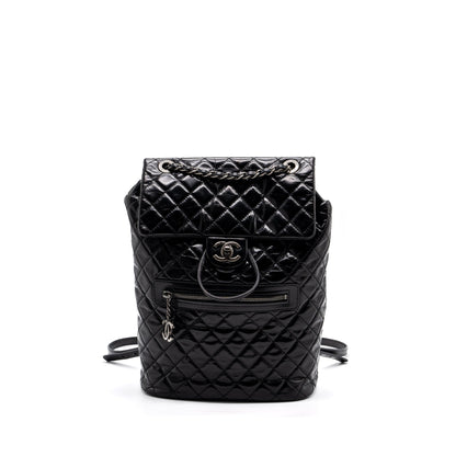 CHANEL Large QUILTED Mountain  BACKPACK CALFSKIN BLACK SHW