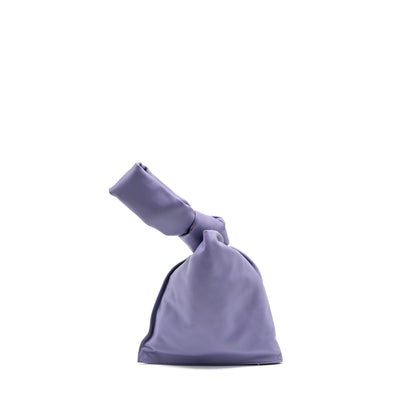 Bottega Veneta Twist Purse Leather Light Purple