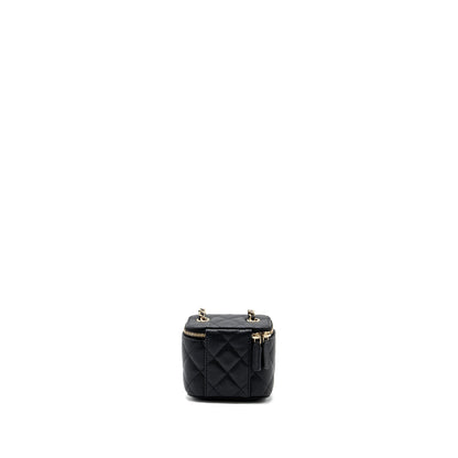 Chanel Mini Vanity Case Caviar Black LGHW