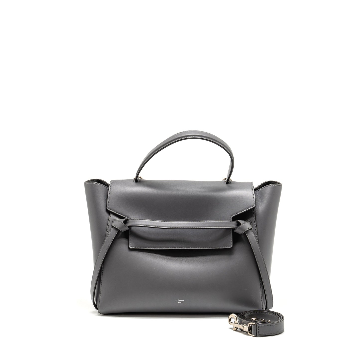 Celine Micro Belt Purse calfskin grey