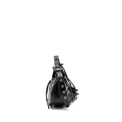 Balenciaga Le Cargole Small Mini Purse Lambskin Black