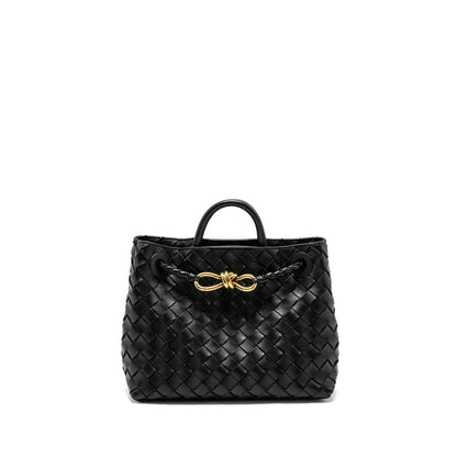Bottega Veneta Small Andiamo Purse Lambskin Black