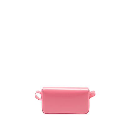 CELINE Triomphe Mini Purse Calfskin Flamingo