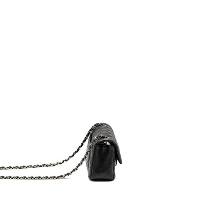 Chanel Mini Rectangular Flap Bag caviar black SHW