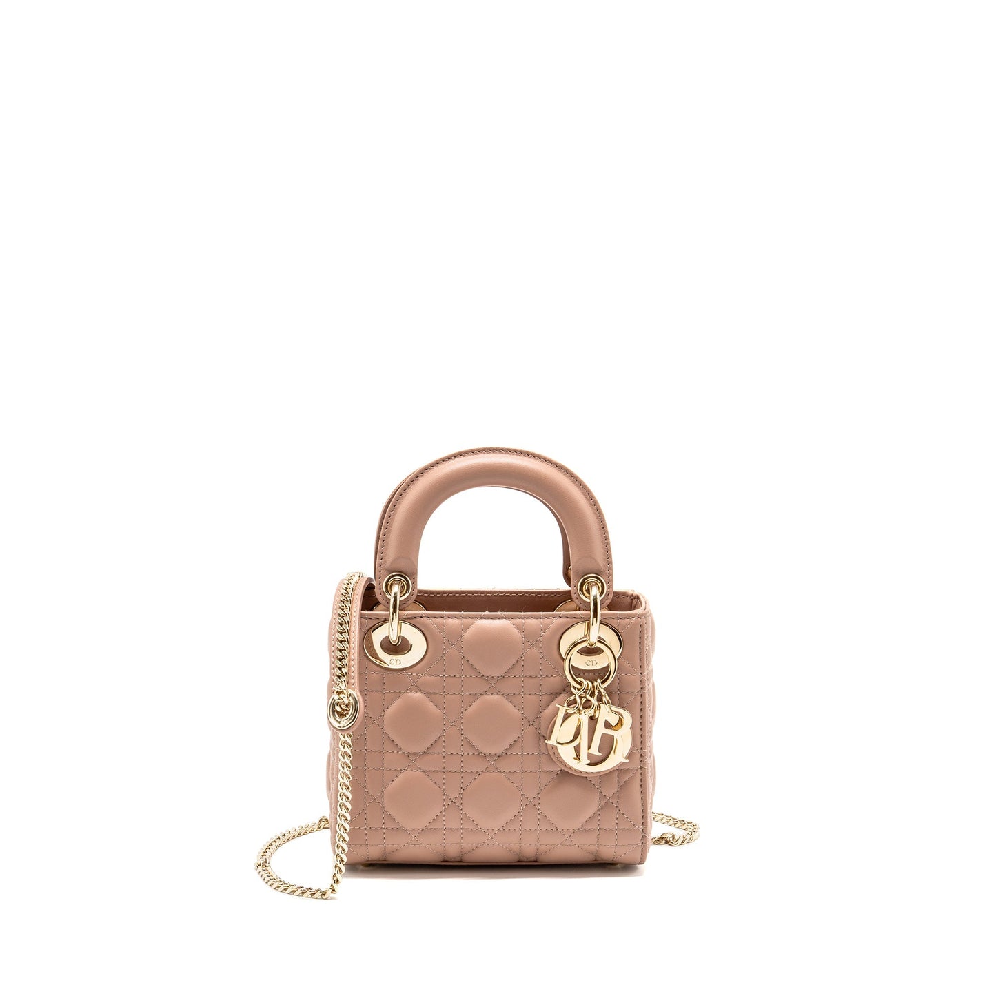 Dior Mini Lady Dior Lambskin Blush