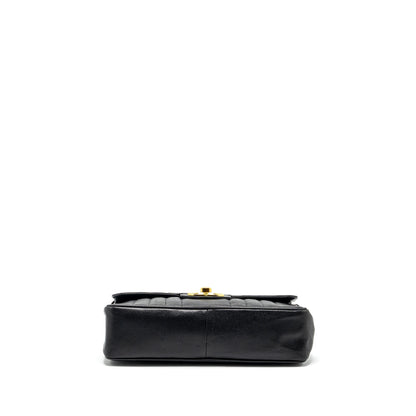 Chanel Vintage Vertical Jumbo Flap Bag Caviar Black GHW