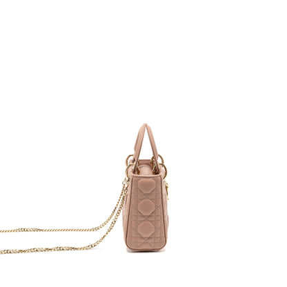 Dior Mini Lady Dior Lambskin Blush