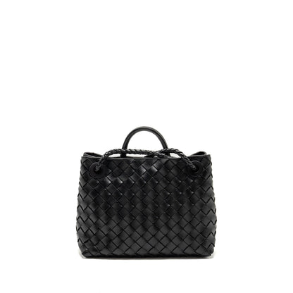Bottega Veneta Small Andiamo Purse Lambskin Black