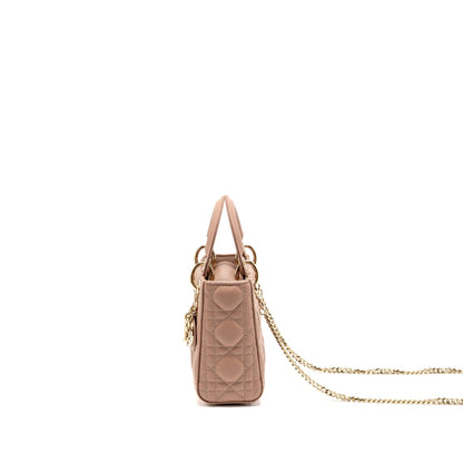 Dior Mini Lady Dior Lambskin Blush