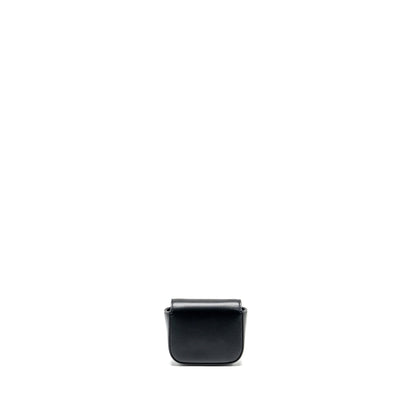 Celine Mini Triomphe Shiny Calfskin Black