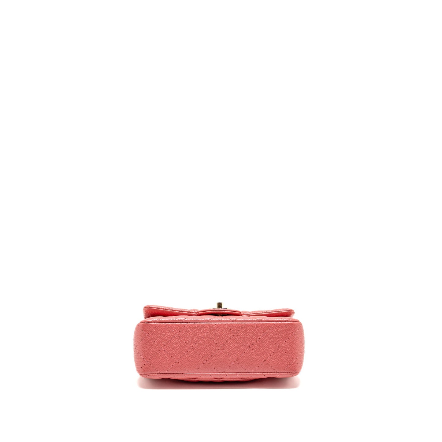 Chanel Mini Rectangular Flap Bag Caviar Pink GHW