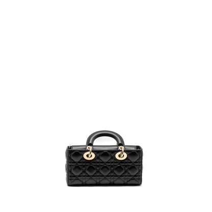 Dior lady D-Joy Small Purse Lambskin Black