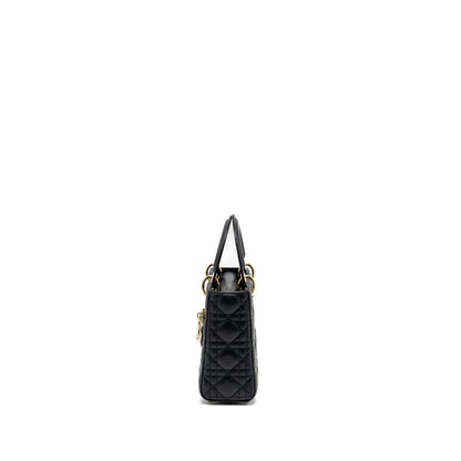 Dior Small Lady Dior Purse Lambskin Black